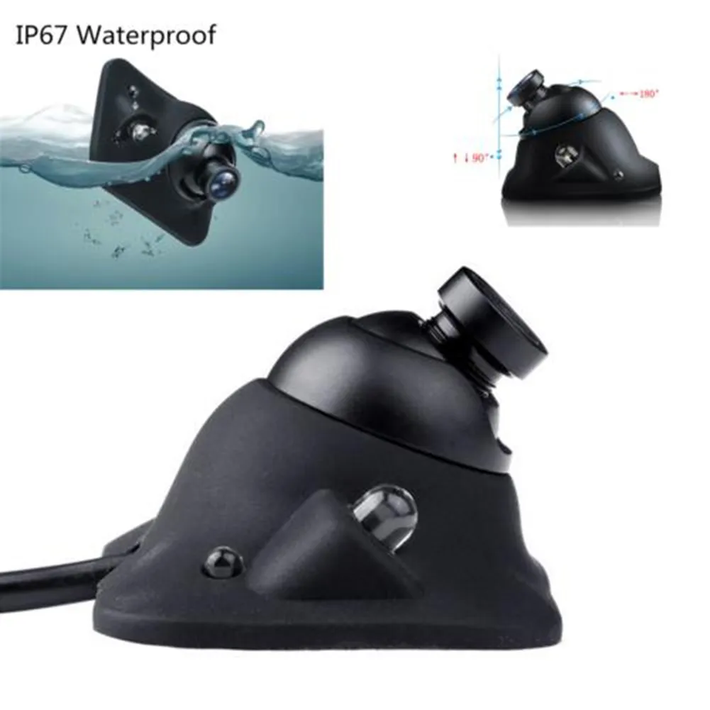 Telecamera Frontale Per Auto Con Visione Notturna E Angolo 170° - IP67 Impermeabile - Materiale ABS - Assistenza Al Parcheggio