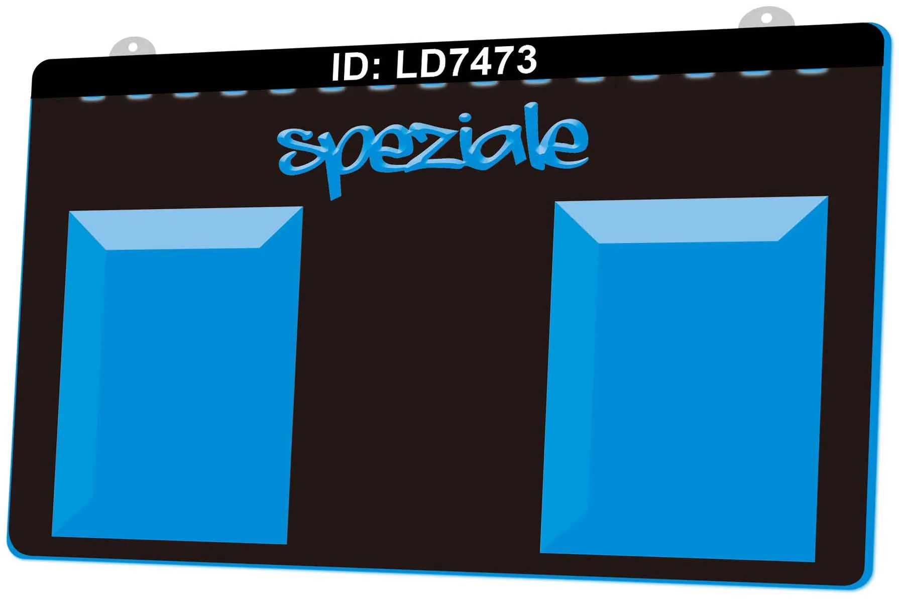 LD7473 Speziale Flag 3D彫刻LEDライトサイン卸売小売