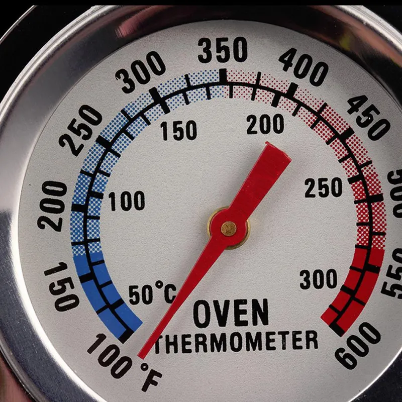 Rostfritt stål 50-300 Celsius Special ugns termometer Instant Read Dial Temperaturmätare BBQ Grillövervakning Termometrar JY0518