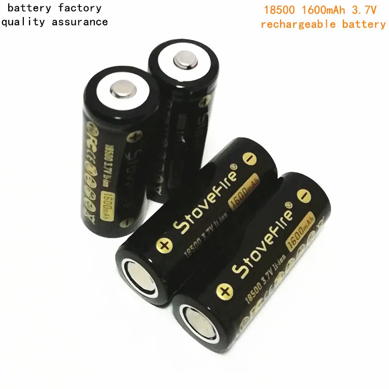 Haute qualité 100% 18500 1600mAh 3c batterie de puissance poêle 3.7V couteau à fil électrique au Lithium rechargeable et pour les lumières de secours