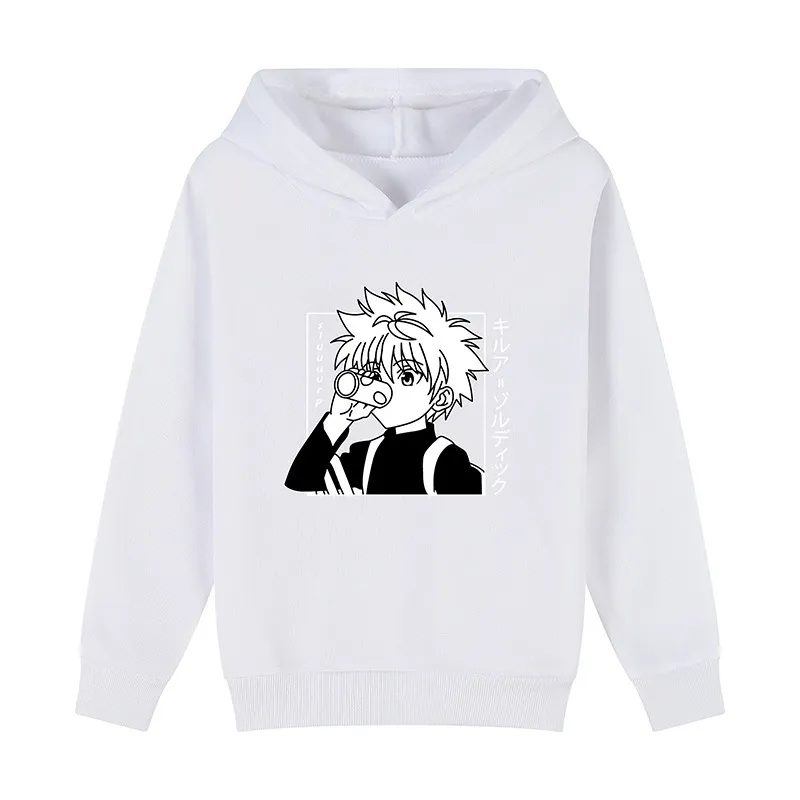 Kawaii Hunter X Hoodie Killua Zoldyck Anime Manga Losse Hooded jongen meisje Sweatshirt hoodie Trui baby Kleedt