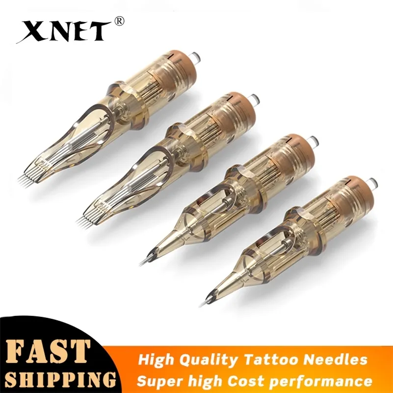 XNET Revolution Cartridge Tattoo Need RS RL M1 MC Уровень A 0,3 мм 0,35 мм Высокий Qualii Одноразовые Татуирующие Игла Удачный Макияж 210323