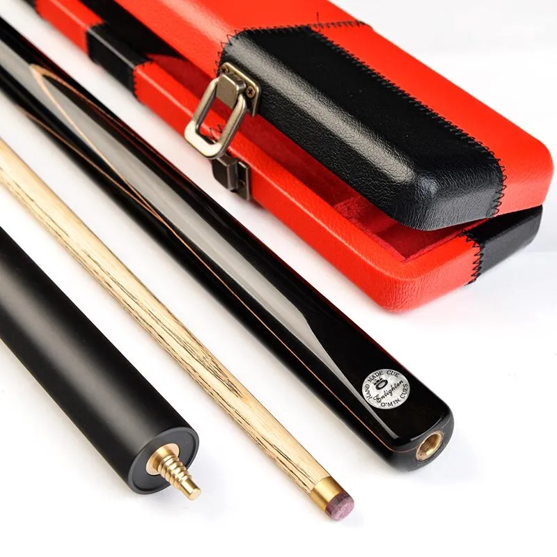 Omin Iniciação Série 3/4 Snooker Cue Stick 9.8mm ponta de cinzas de cinzas de bronze de bronze de madeira maciça Madeira Buhandmade Billiard Piscina Kit Cues