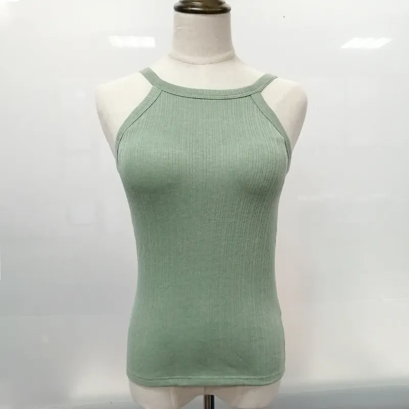 Summer Maternity Tank Tops For Women Sleeveless O Neck Padded Bra Camisole  With Chest Pad Sexy And Casual Slimming Solid Bralette Cami Vest 210326  From Cong02, $12.33