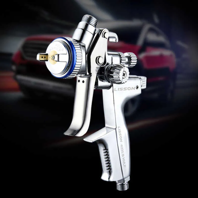 Pistolet Peinture Basse Pression Pistolet Pulvérisateur - Retouche Peinture Voiture Et Maquettes HVLP 1.0mm
