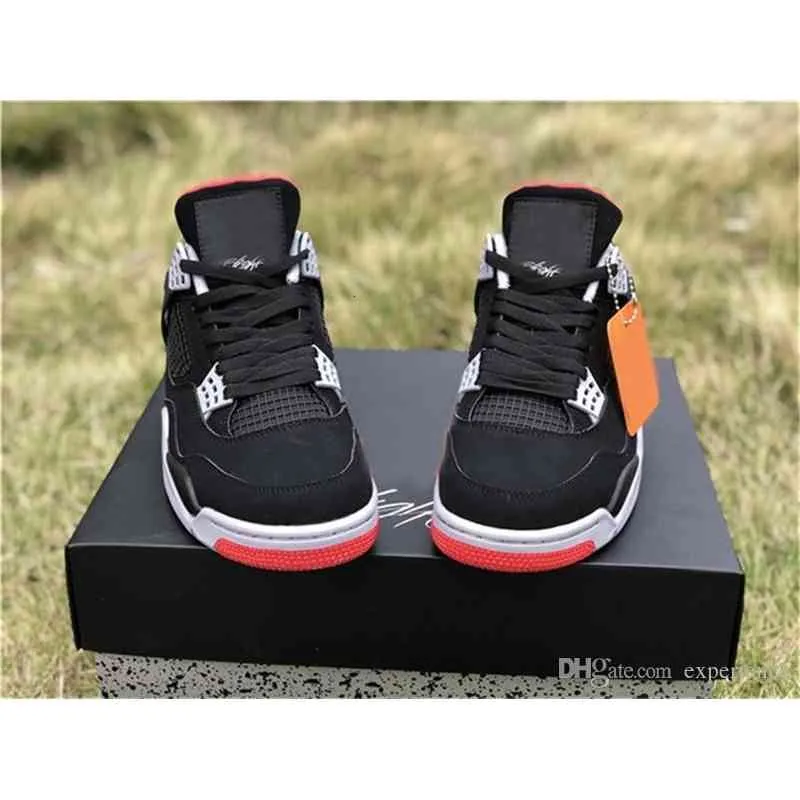 2019 Newest Release Authentic 4 Bred 4S IV Men Women Basketball Shoes Sports Sneakers With Original Box 308497-060