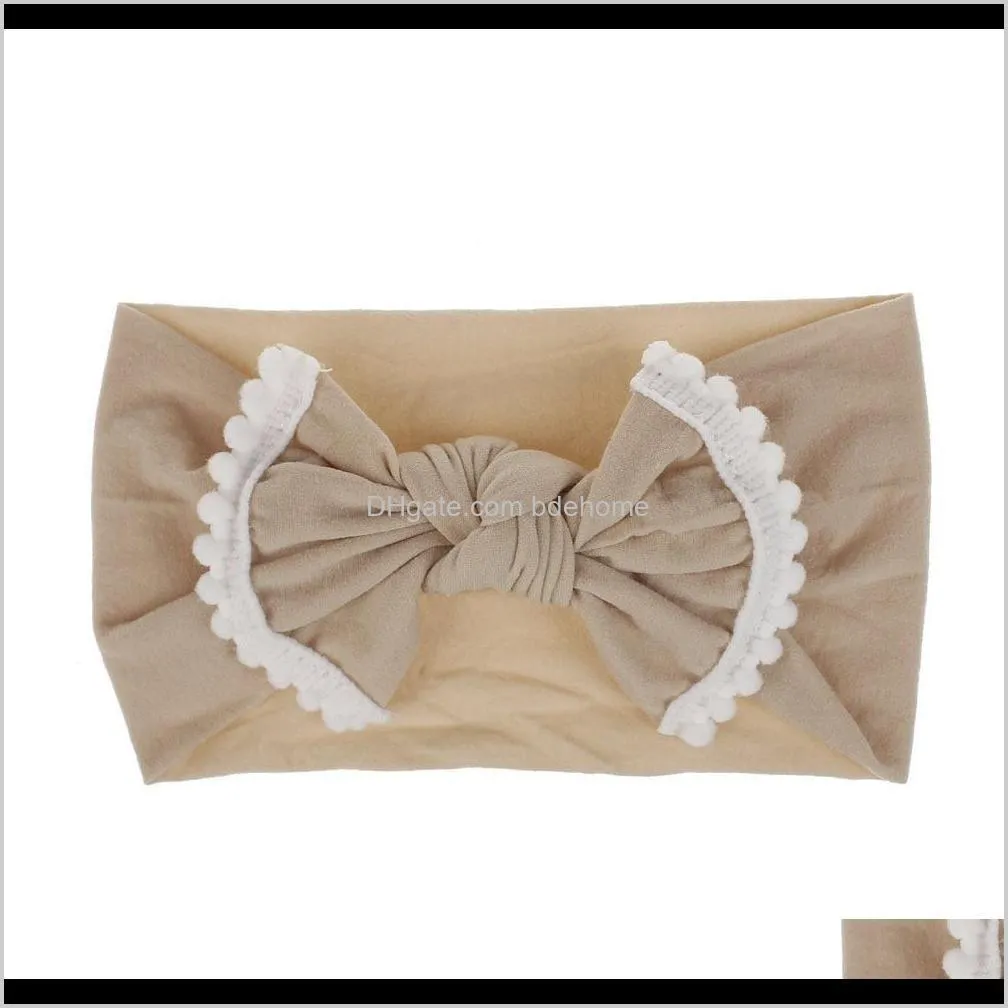 new cute high quality baby hair accessories wholesale custom factory directly sale soft nylon headband headband baby