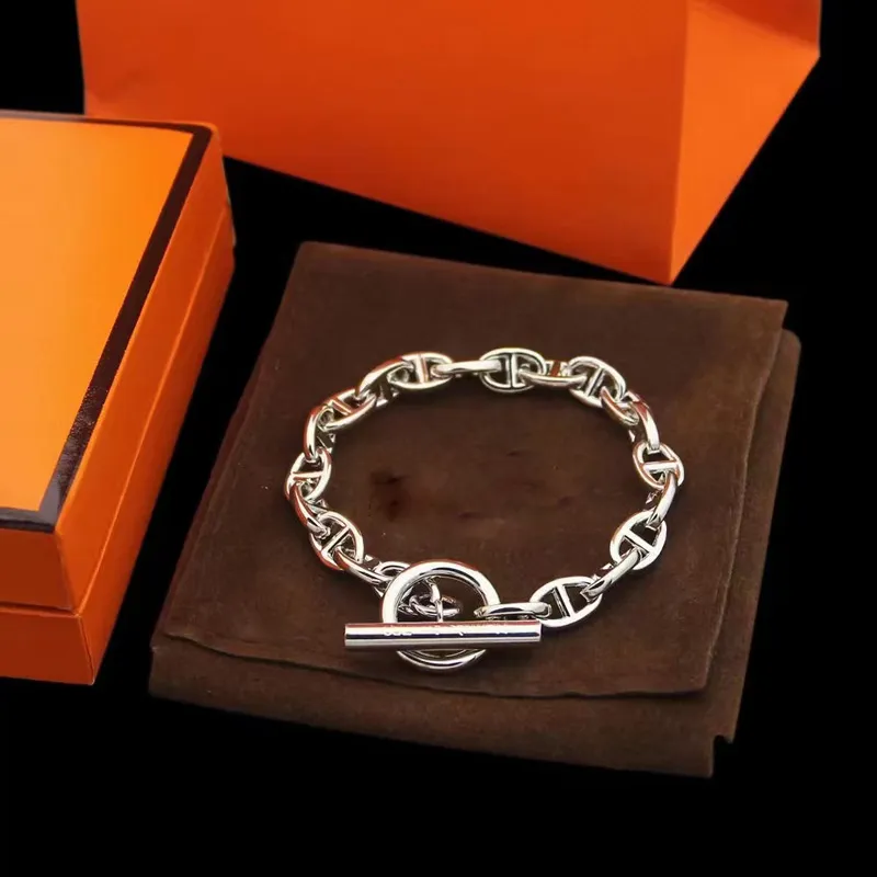 Donia bijoux bracelet de luxe nez de cochon exagéré cadeau de zircon micro-incrusté d'acier au titane de créateurs de mode européens et américains avec boîte