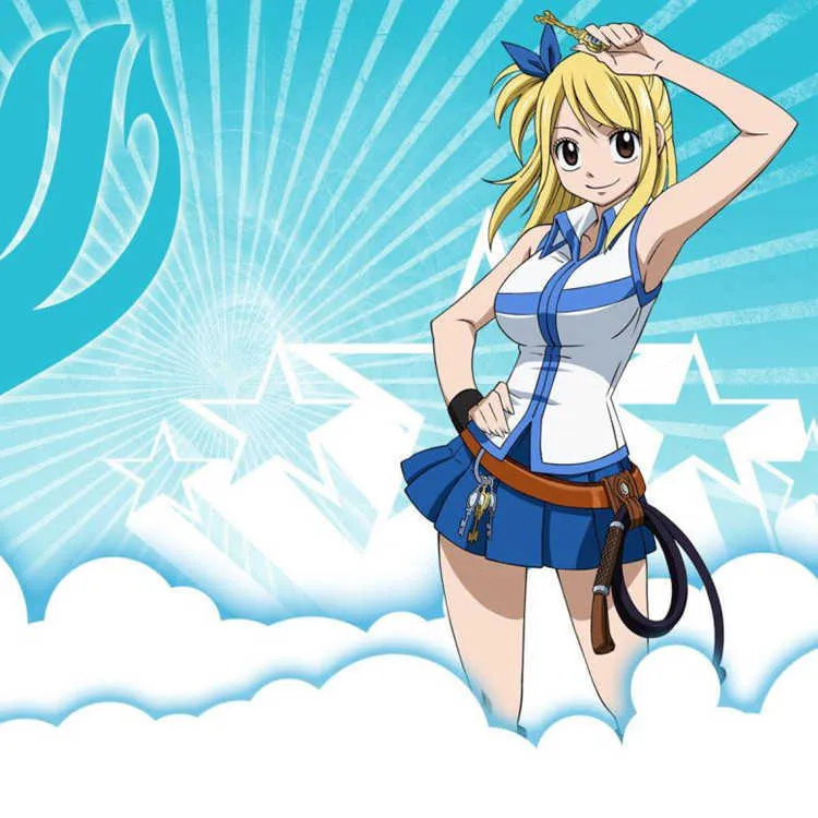 Anime Fairy Tail Lucy Heartfilia 7 Years Later Lolita Cosplay