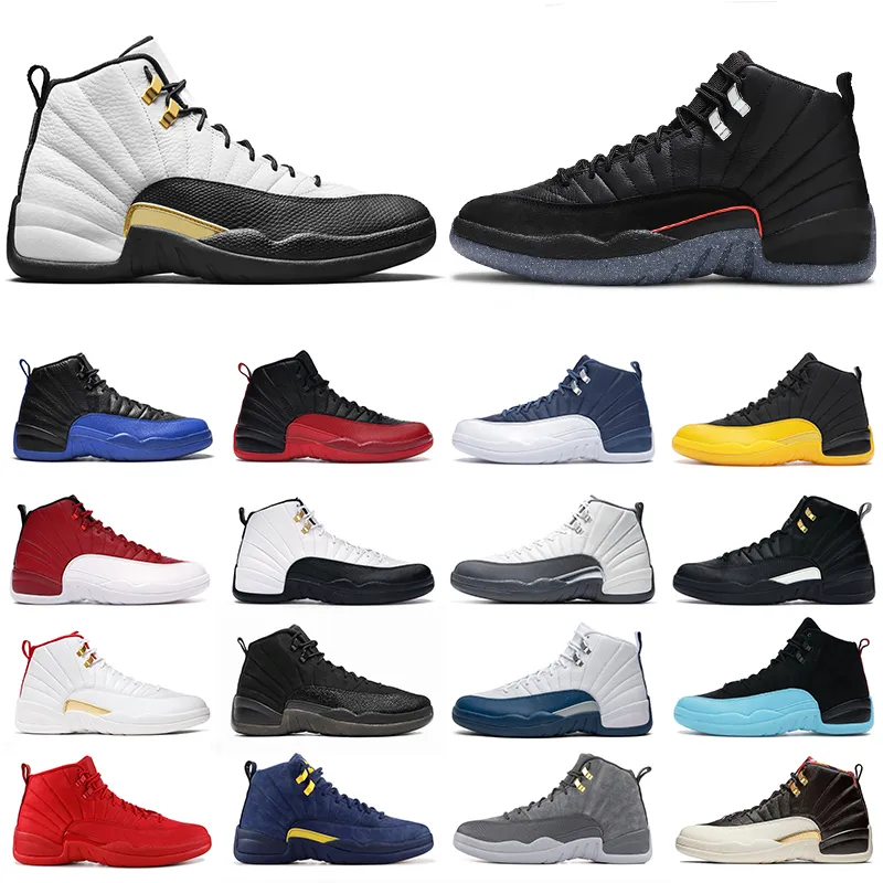 męskie buty do koszykówki jumpman 12s 12 Royalty Taxi Utility Grind Dark Concord Reverse Flu Game Twist University Gold Indigo męskie buty sportowe