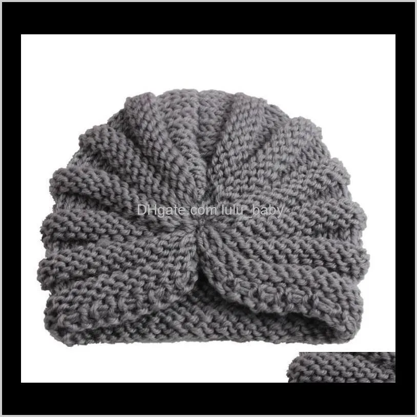 ins baby girls boy wool hollowed caps kids knitting wool crochet hat infant toddler boutique indian turban spring autumn