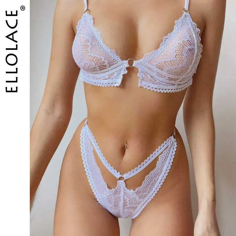 Ellolace Lingerie Womens Underwear Wireless Bra And Panty Set Lace Erotic  Lingerie Set Women Solid Sexy Underwear Set Q0705 From 8,21 €