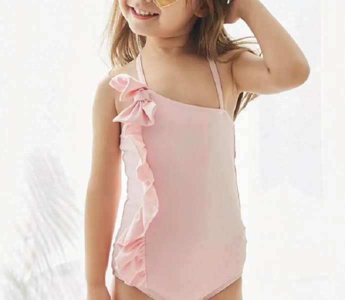 fiocchi dolci vestiti estivi per bambini ragazze costumi da bagno bikini interi costumi da bagno set da bambino costumi da bagno costumi da bagno