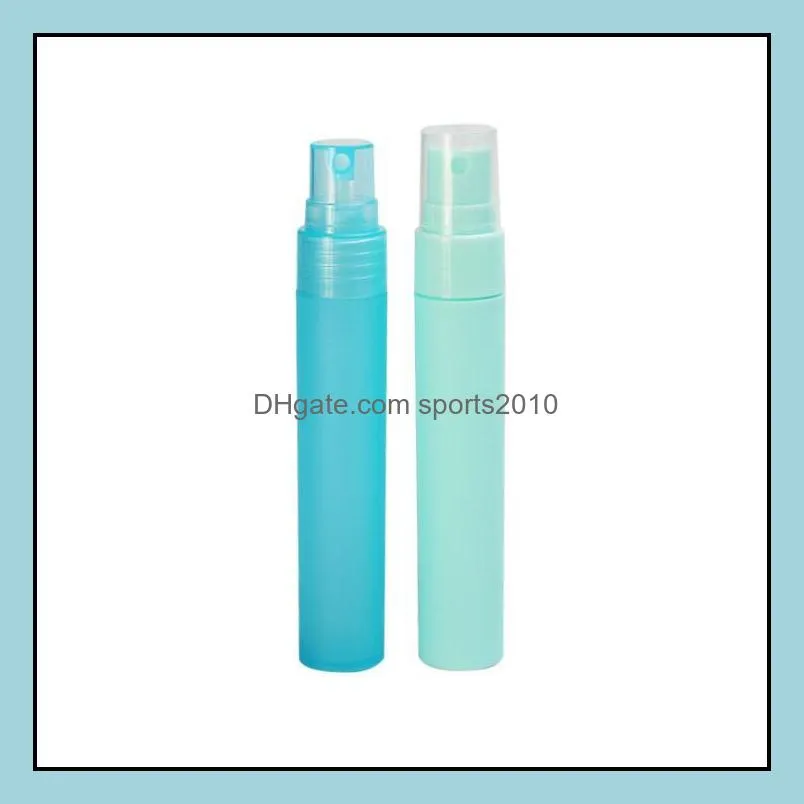 20ml Spray Perfume Bottles Factory Price Colorful Frosted Plastic Tube Empty Refillable Atomizer Perfume Bottles LX1620