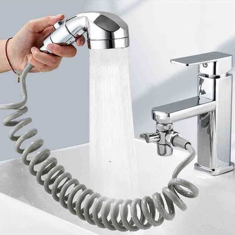 Robinet de salle de bain Ensemble externe Douche Pulvérisateur à main Robinet de cuisine Inverseur pour le détournement de l'eau Accueil Salle de bain Inverseur H1209