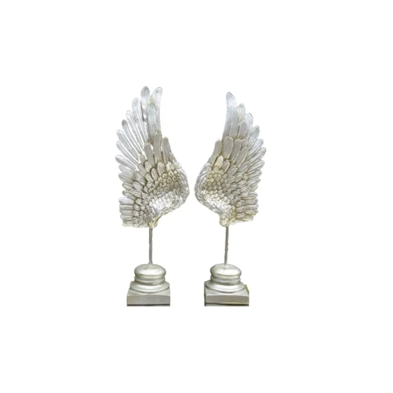 Europa Home Decoration Akcesoria Anioł Wings Statua Nowoczesny Figurka Salon Sypialnia Office Decor Ozdoby Art Rzeźba 210811