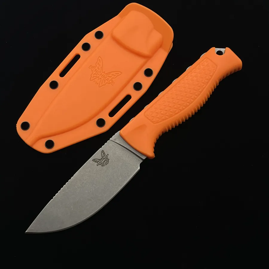  Benchmade - Steep Country 15006 Hunting Knife with Orange  Handle (15006) : Sports & Outdoors