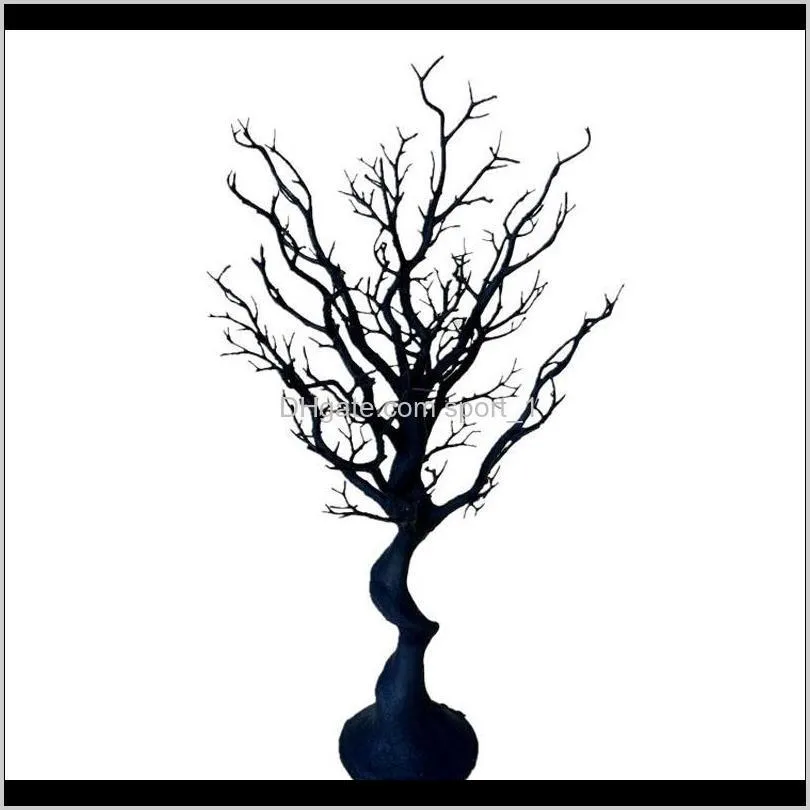 novelty 75cm simulation white christmas tree stem artificial tree branch dried trunk wedding party decoration za5411
