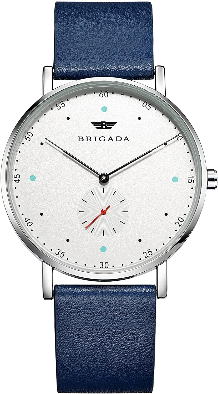  BRIGADA Men's Watches Classic Business Casual Black