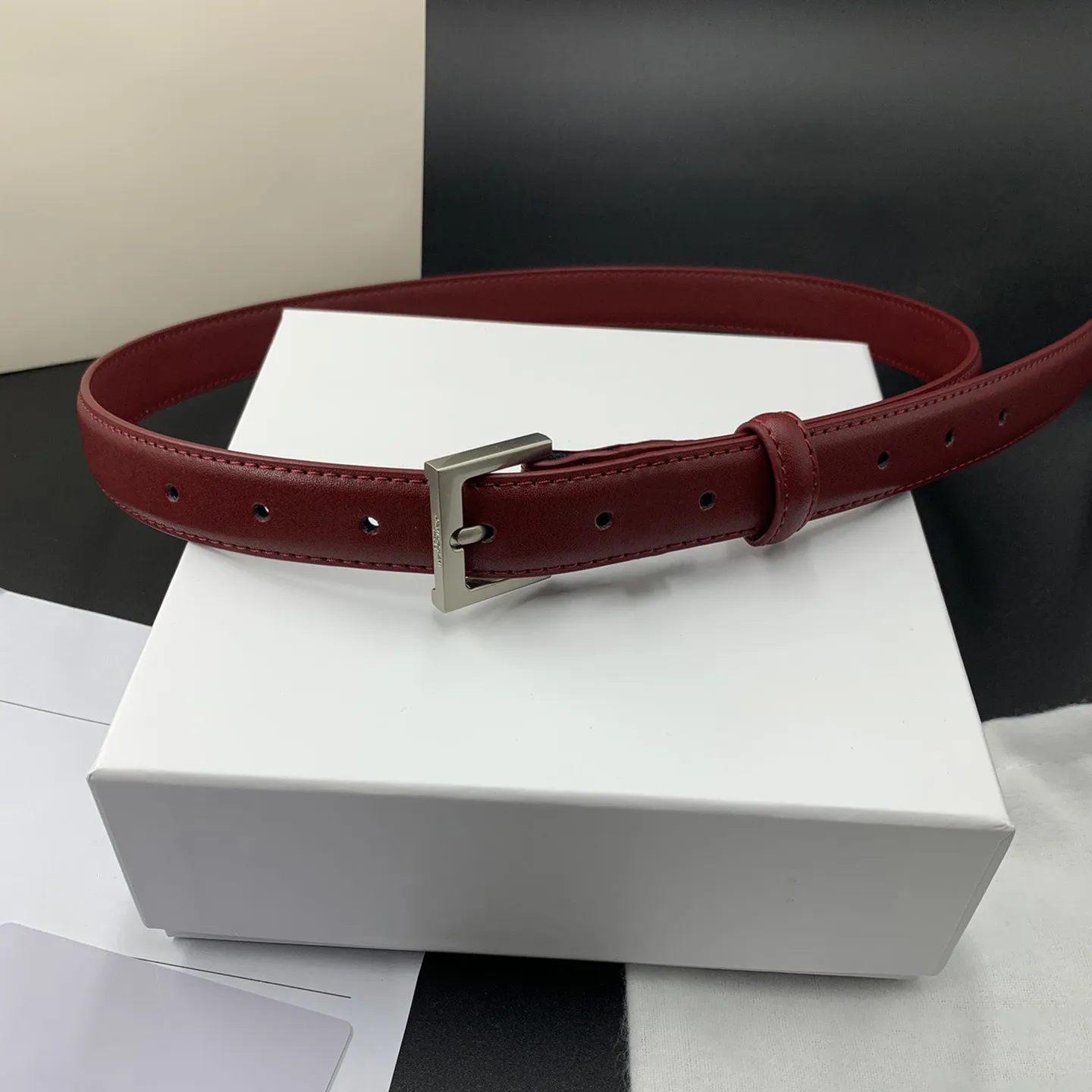 Silver fashion belt on sale
