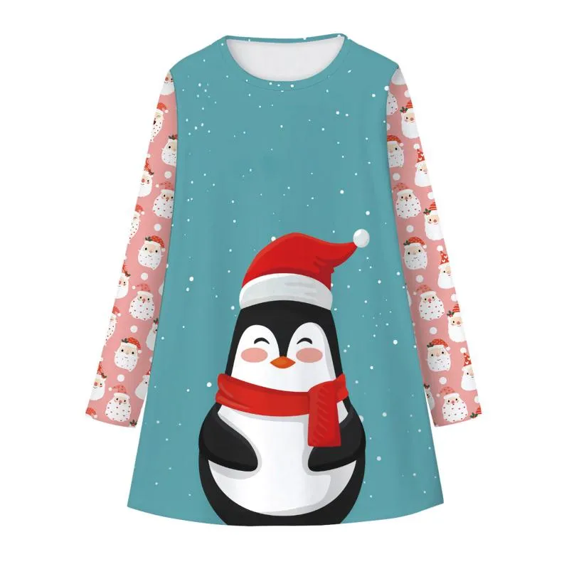 Girl's Dresses Little Girl Christmas Sweater Baby Kids Girls Princess Dress Size 8Girl's