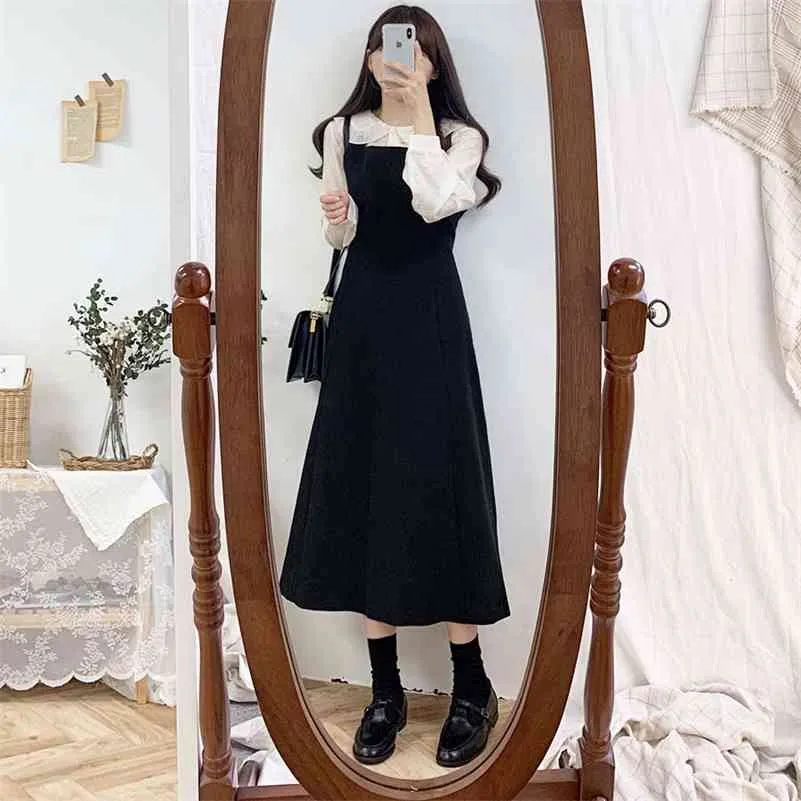 [EQW] Vintage Dress Long Sleeveless Sundress Women Dresses Long Robe Vestido Plus Size Summer Dress Girls Boho Party Female 210423