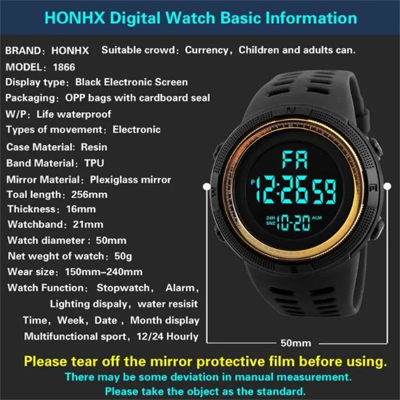Tactical sports watch cheap