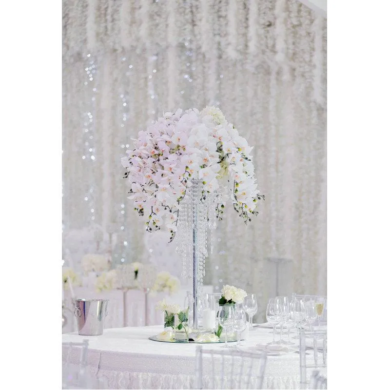 Dekoracja imprezy ślub tło deser stół kwiaty