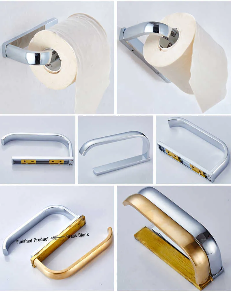 chrome paper holder hanger