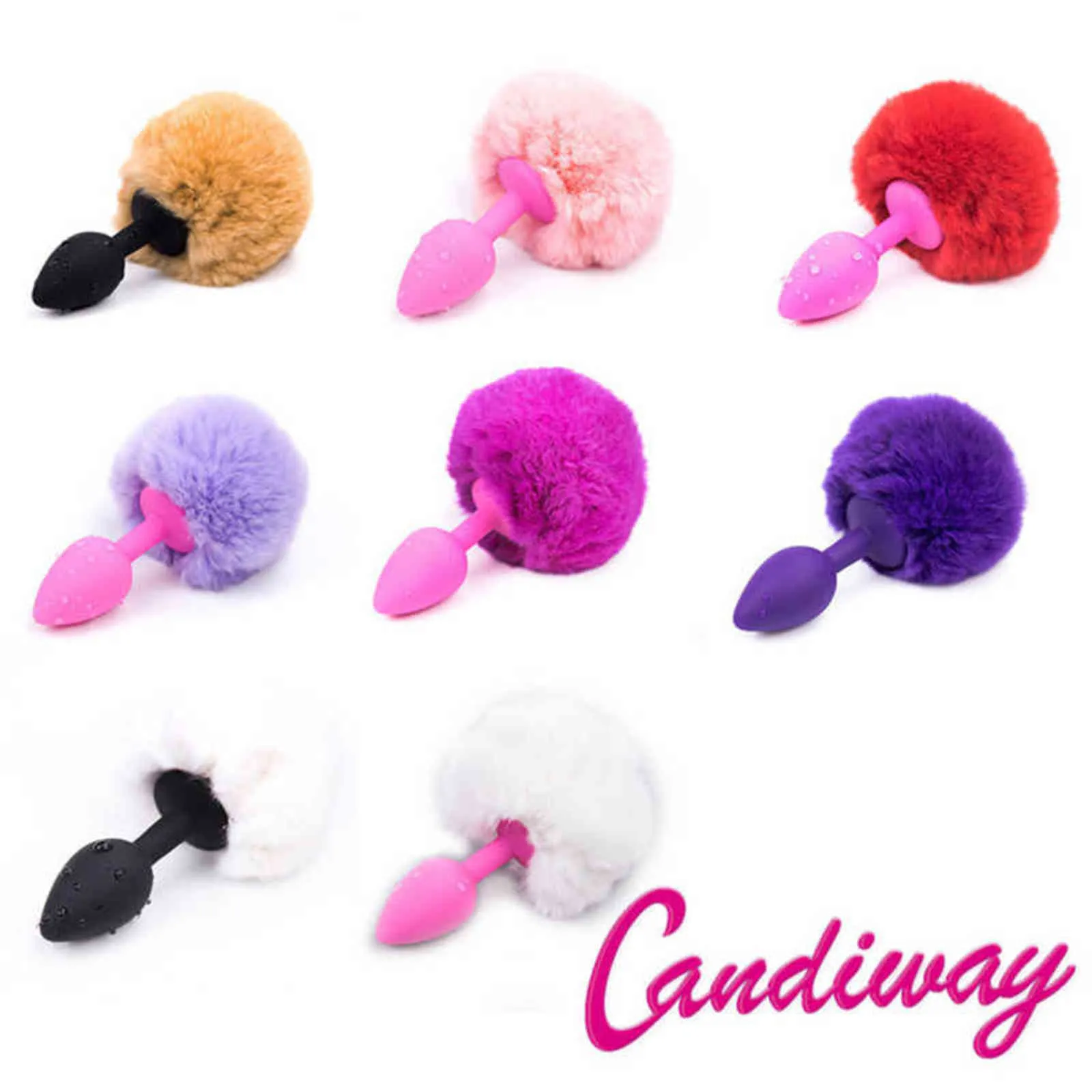 Juguetes sexuales anales Nxy, cola de perro de zorro arcoíris, tapón de metal peludo, trasero sexy, Bdsm, coqueteo, ano para mujeres, juguete para adultos de gato salvaje_voghion.com