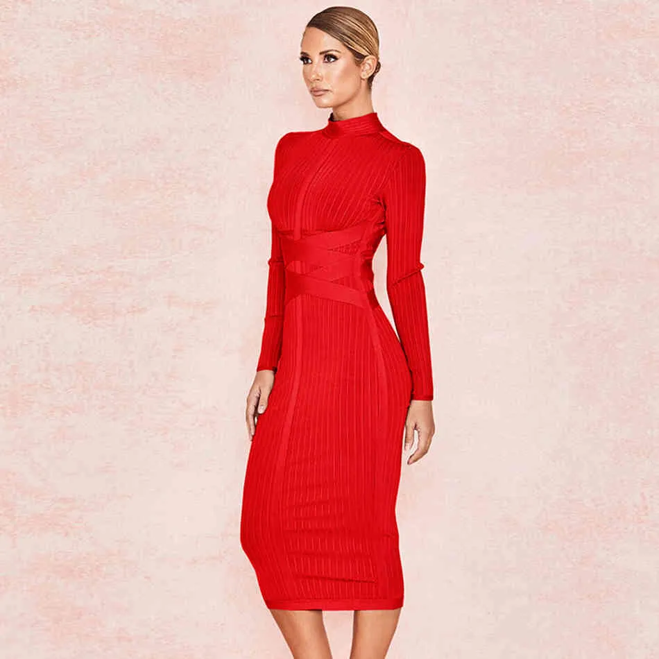 Upavonu Red Ribbed Knit Turtleneck Bodycon Dress ... From Cong00, $38.94  In Bulk | DHgate.Com