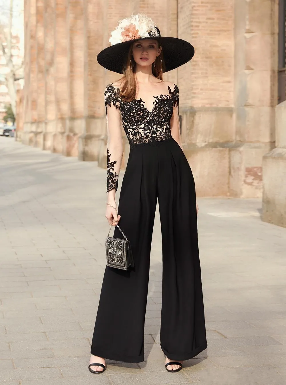 Jumpsuit para fiesta de noche clearance