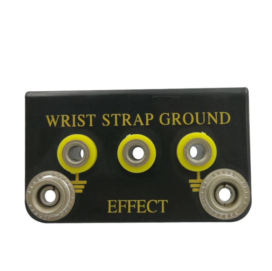 ESD Ground Block Bench Mount Grounding Wire With Three Banana Jack