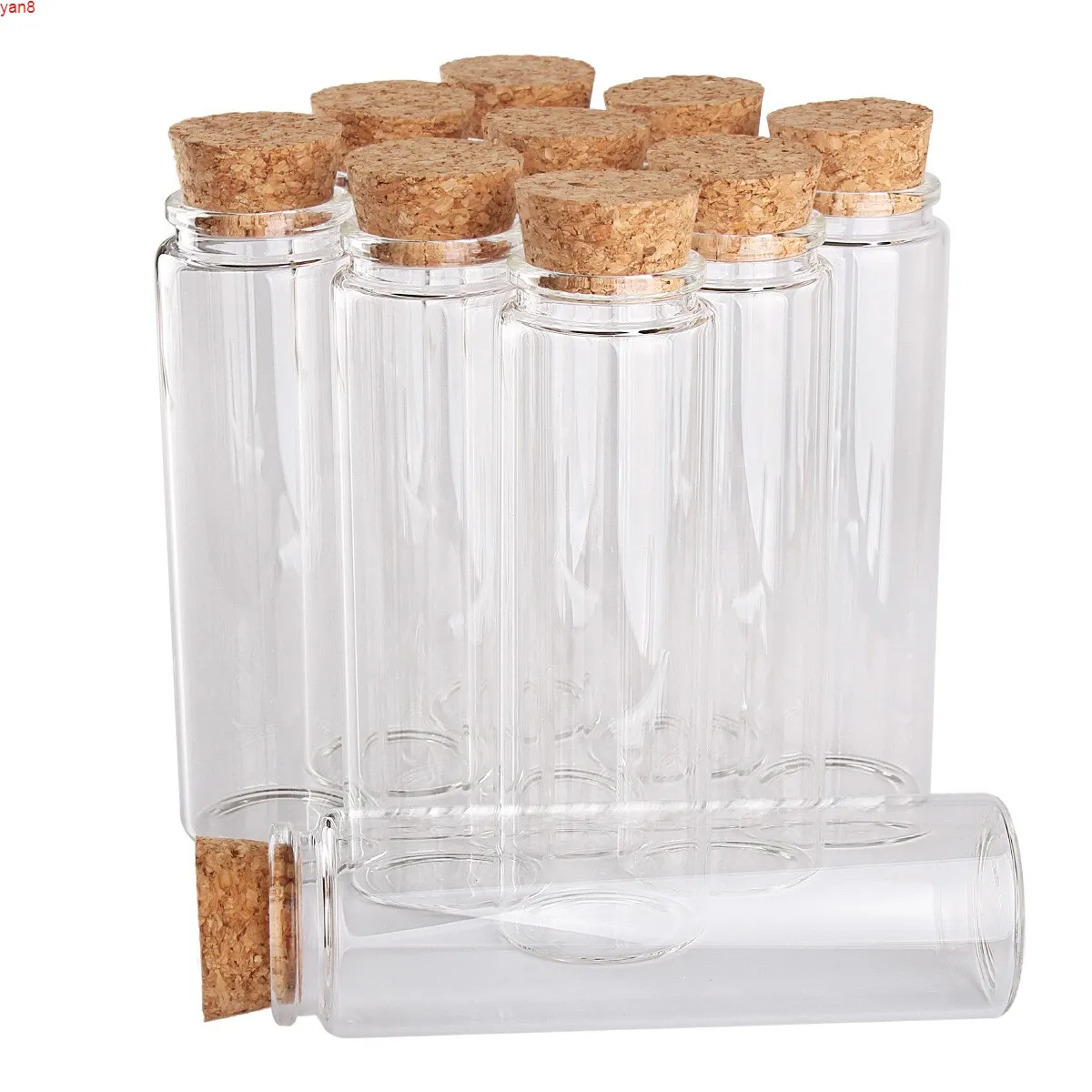 Caja de 12 Botellas 500ml en vidrio con tapón de corcho y colgante