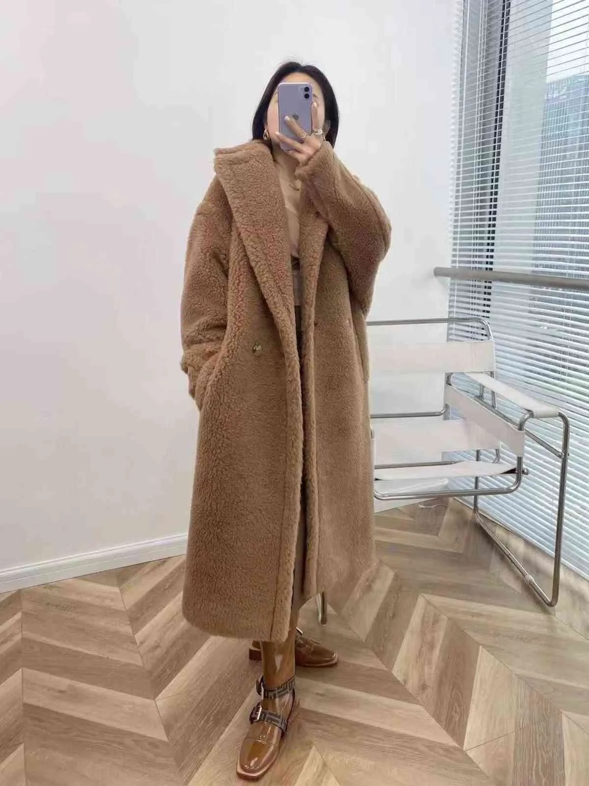 Camel coloured teddy bear coat deals