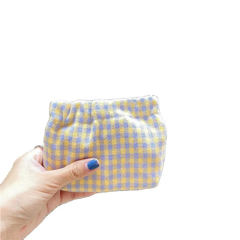Nouveau Shrapnel vente en gros petit sac à main frais rouge à lèvres changement écouteur coton stockage sac cosmétique porte-monnaie