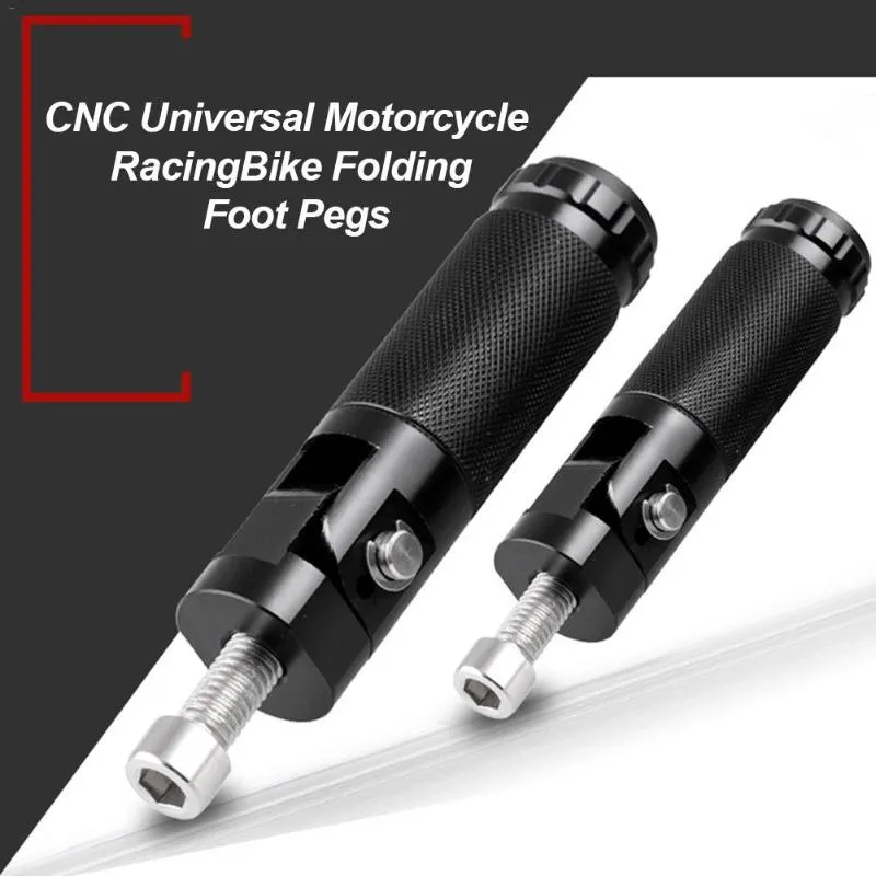Folding foot pegs for motorcycles top