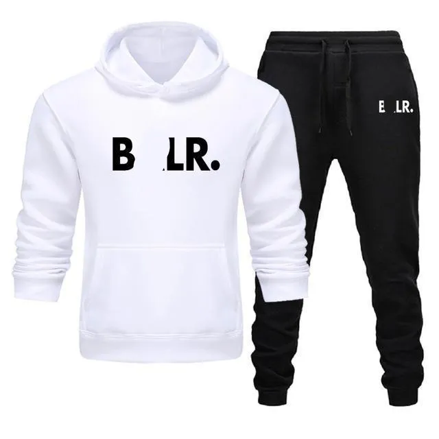 Spor Fitness BR Trailsuit Erkek Kadın Set Hoodies+Pantolon 2 Parçası Setler Sonbahar Kış Kışlı Kapüşonlu Erkek Giyim Gym Sudadera Hombre