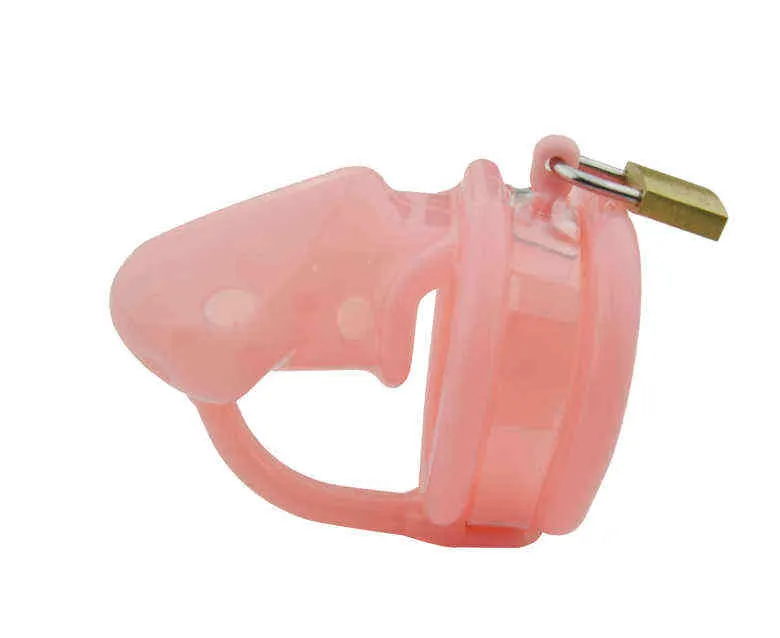 NXY Cockrings Happygo Barbed Massage Silicone Chastity Belt Massage Glans Prevent Premature Ejaculation Cock Cage Penis Ring Penis Lock 128P 1123