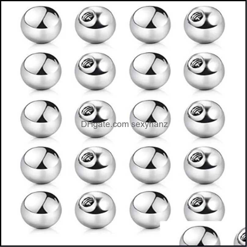 Stainless steel puncture replacement ball accessories handmade titanium steel accessories lip nail ball 266 Q2