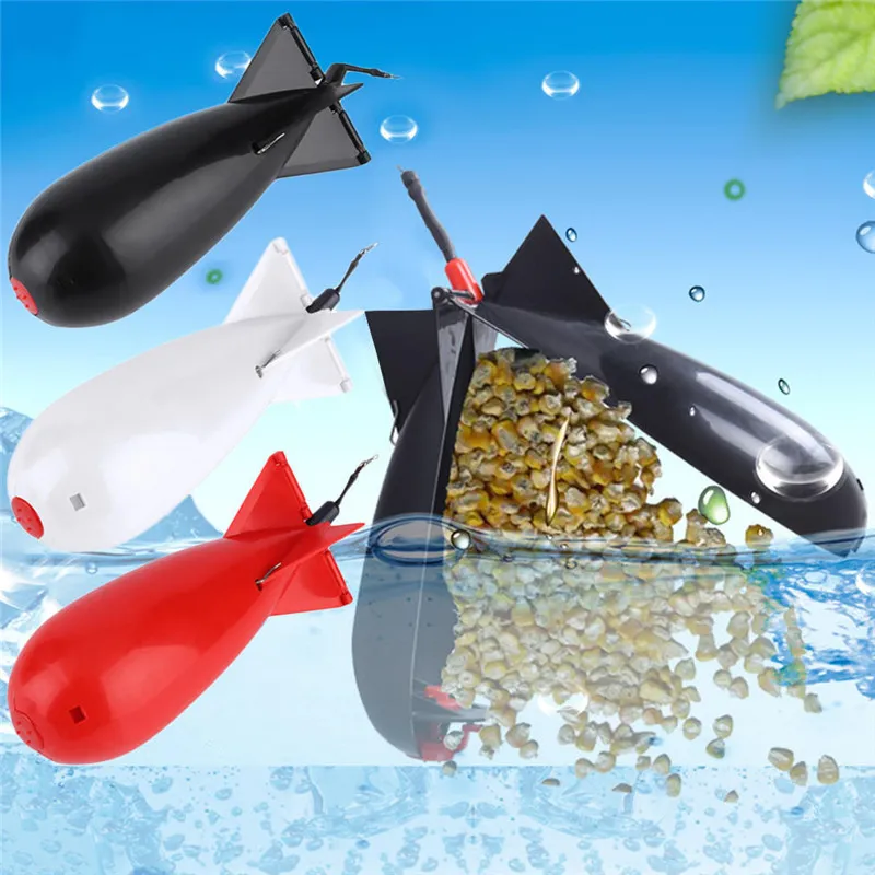 Large Capacity Rocket Spod Bomb Fishing Tackle Feeder Pellet With Float  Bait Thrower Holder Tackle Tool Accessory From Emmagame1, $3.42