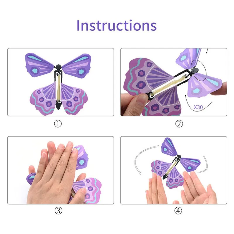 Tarifas de mariposas de papel voladoras