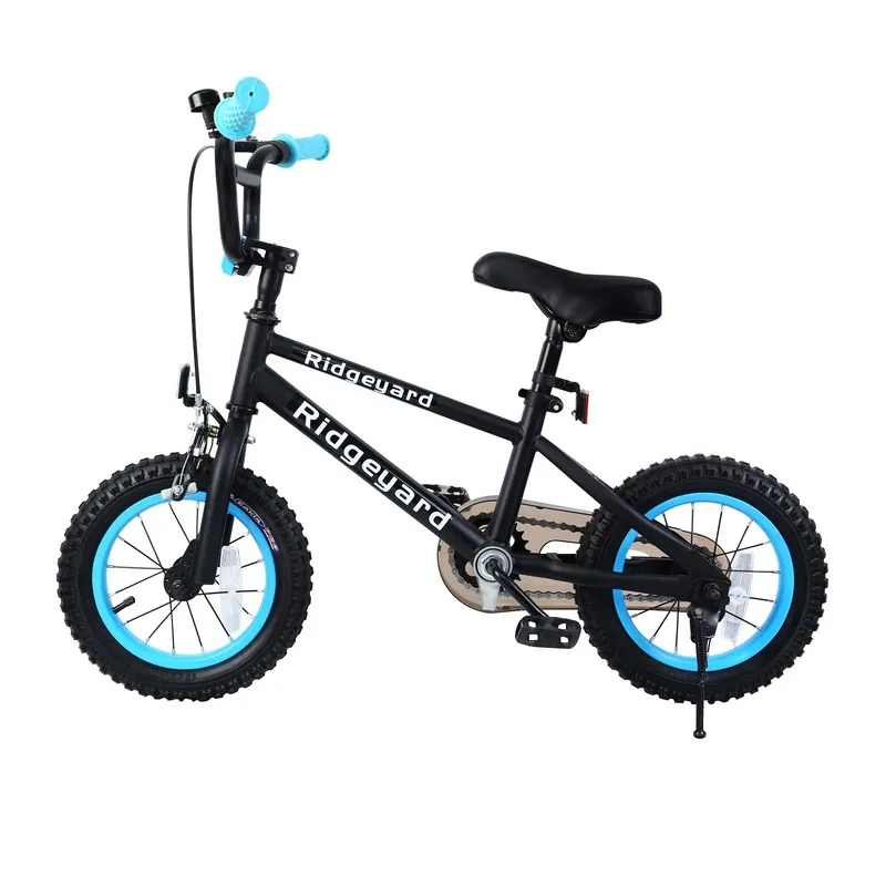 Ridgeyard 12インチの男の子女の子キッズバイクBMXフリースタイルMTB自転車ミニ初心者レベルのフットサイクルライダー子供かわいい