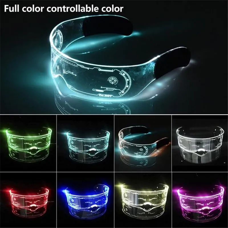 Novelty Colorful Luminous Glasses Lighting LED Flash Combinations Glowing Light Up Party Supply Bar Club KTV Christmas Birthday New Year Decoration Lights