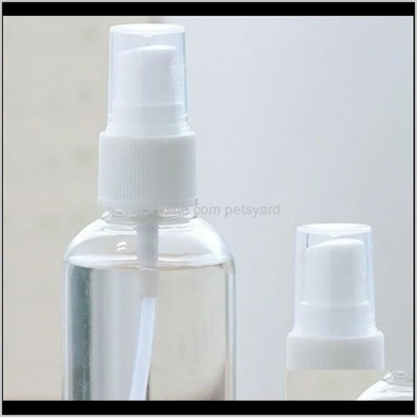 plastic perfume spray bottles 30ml 50ml 100ml pet transparent empty perfume bottles refillable mist pump perfume atomizer 473 r2