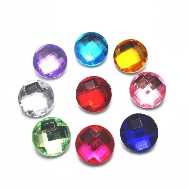 10pcs/lot Snap Jewelry Buttons Mixed Style Shimmer Resin Snap Fit 18mm Snap Buttons