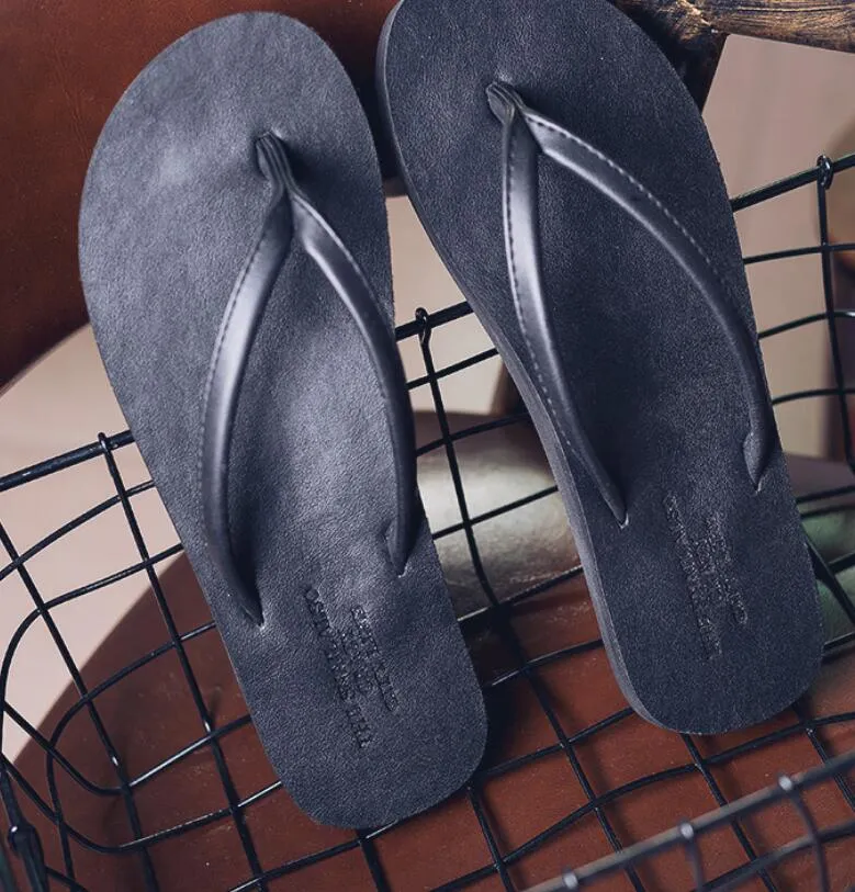 Slippery sales flip flops