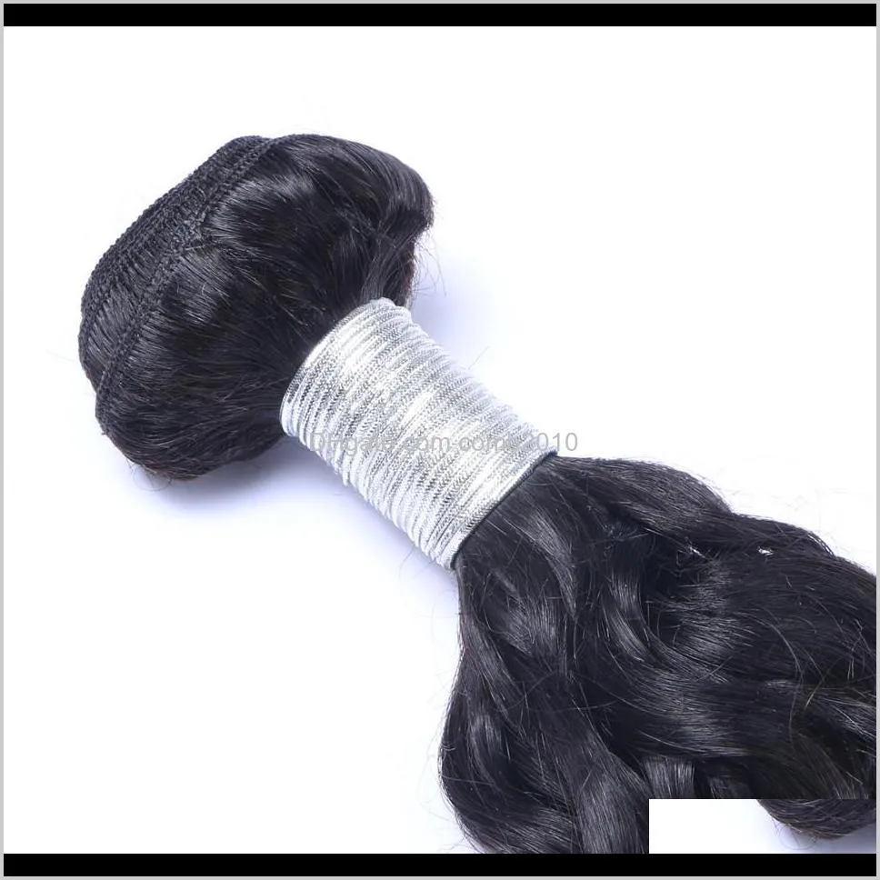 brazilian virgin human hair natural wave water wave unprocessed remy hair weaves double wefts 100g/bundle 1bundle/lot can be dyed