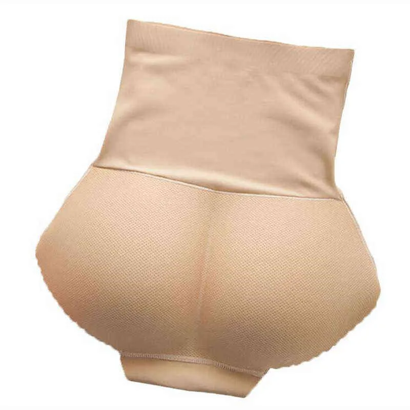 Frauen Unterwäsche Dessous Abnehmen Bauch-steuer Body Shaper Gefälschte Ass Butt Lifter Briefs Dame Schwamm Gepolsterte Gesäß Push-Up höschen Y220311