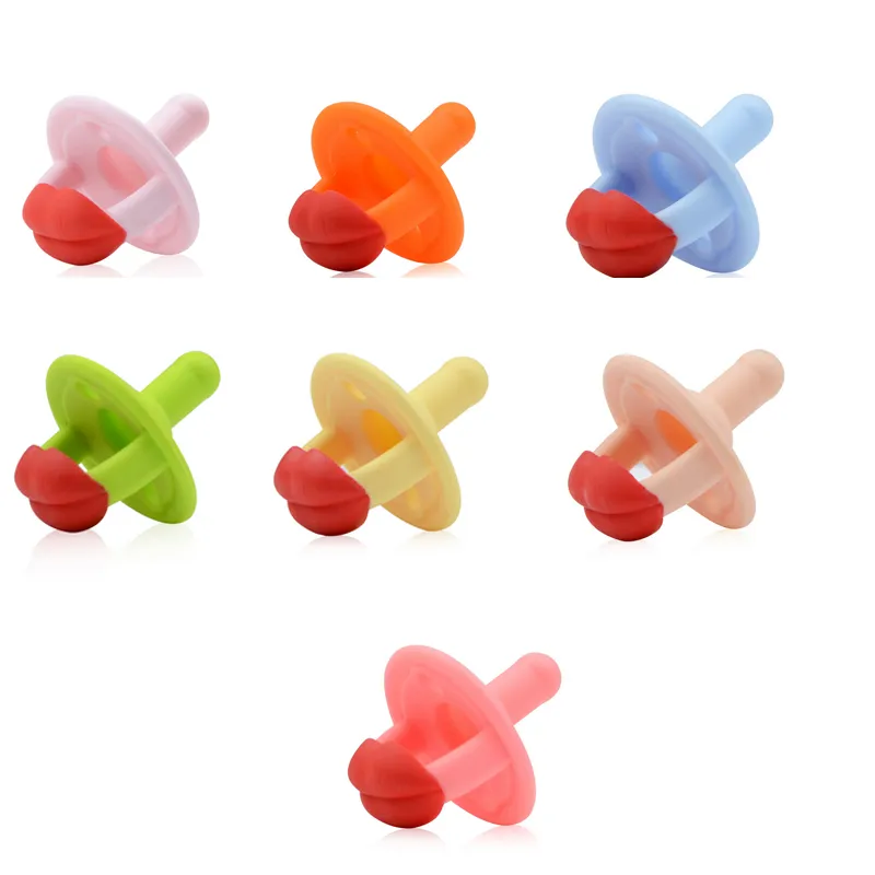 High Quality Soft Imitation Baby Pacifier With Silicone Cup And Saucer